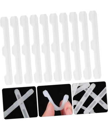 Buy Healeved Silicone Glasses Leg Covers - 10 Pairs of White Nose Pads & Bracket Sleeves for Women s Sports Glasses | 5.5x0.6cm - International Shipping Available - Buy Online on GoSupps.com