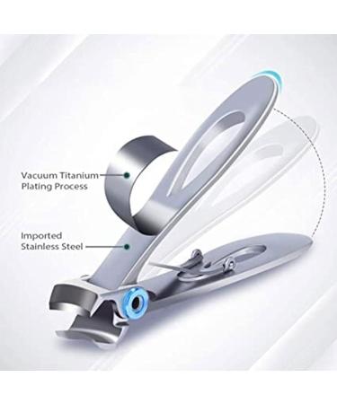 SVAASA Nail Clippers Opening Nail Clippers Thick Nail Trimmer Stainless Steel Professional Large Opening Nail Tool - Buy Online on GoSupps.com