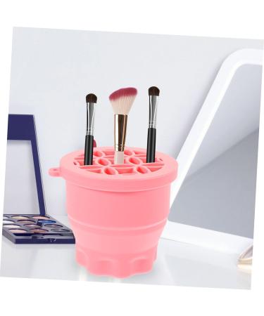 LABRIMP Makeup Tool Cleaner cleaning pad clean cleaning bowl pink makeup brush Cleaner brush cleaning tool washer Eye shadow brush Makeup Brush Washer Brush Cleaning Pad 9.20X9.20X8.60CM Pink - Buy Online on GoSupps.com