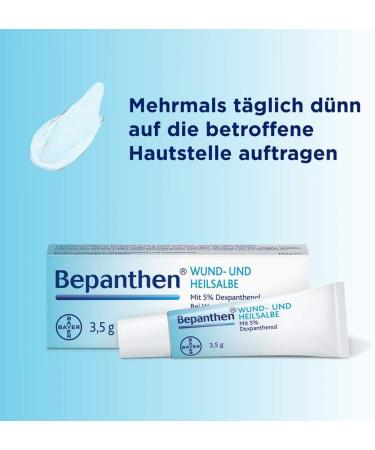 Bepanthen Wound & Healing Salve 3.5g - Fast Relief for Cuts Burns & Soothing Care | International Shipping Available - Buy Online on GoSupps.com