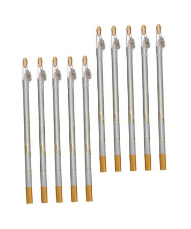 Mipcase 10pcs Pencil Sharpener Eyebrow Pencil Makeup Pencils Eye Shadow Pencils Eyebrow Powder Cosmetic