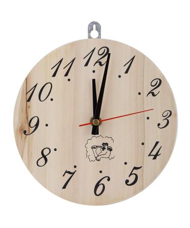 Xctopest saunahr time measuring tool for sauna wood long service life several functions exact time wooden sauna timer suitable for all sauna scenarios