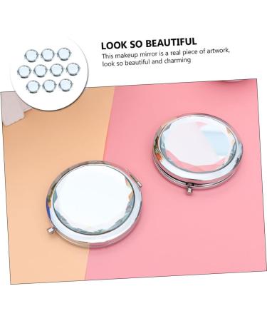 FOMIYES 20 Pcs Folding Vanity Mirror - Handheld Mini Wallet Mirror for Women - Small Pocket Cosmetic Mirrors - Bulk Pack (White, 2pcs) - Buy Online on GoSupps.com