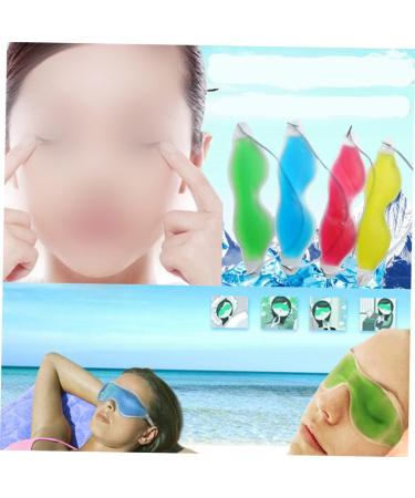 FOMIYES Cooling Eye Mask Gel Eye Cooling Eye Cover Eye Care Cool Masks Silicone Cooling Eye Pastes Reusable Cooling Ice Eye Mask Blindfold Therapeutic Eye Mask Cold Facial Mask 18.50X5.00X0.50CM Green - Buy Online on GoSupps.com