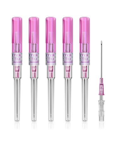 Piercing Needles - Combofix 6pcs 20G Gauge Catheter Piercing Needles IV Catheter Needles for Ear Nose Belly Piercing Disposable Piercing Needles 20G-6Pcs
