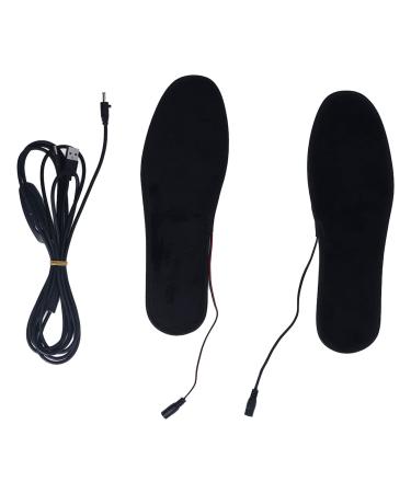 Heated Insole  USB Adjustable Temperature Carbon Fiber Insoles  40-50  3 Gears Adjustable Heating Cuttable Insole for Men and Women(43 44)
