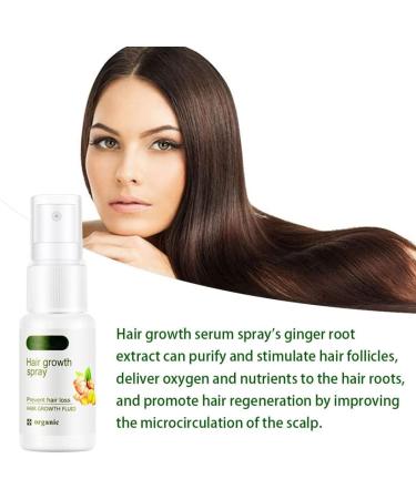 Hair Growth Serum Spray Hair Growth Accelerator Wild Growth Hair Ginger Oil for Hair Loss Treatments 20ML hair growth products - Buy Online on GoSupps.com