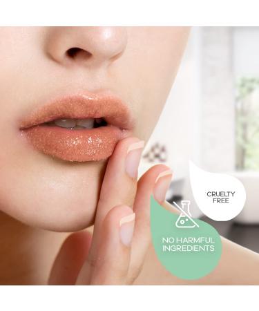 Gentle Hydrating Lip Scrub by Give Them Lala - Exfoliating Sugar Lips Treatment with Bamboo Extract & Shea Butter - Smooth, Cruelty-Free Formula Made in USA - Buy Online on GoSupps.com