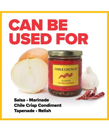 Chile Crunch Original - All-Natural Spicy Condiment - 3 Pack (8oz Each) - Buy Online on GoSupps.com