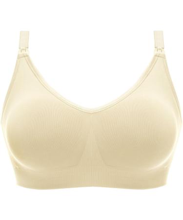 Bravado! Body Silk Seamless Nursing Bra 1401 5XL Antique White - Buy Online on GoSupps.com