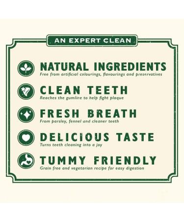 Lily's Kitchen Woofbrush Dental Chew - Natural Dental Sticks for Large Dogs (4 Packs of 7 Chews) Dental Care 329 g (Pack of 4) - Buy Online on GoSupps.com