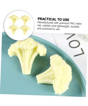 Alipis 20 Pcs Cauliflower Model Simulated Cauliflowers Model Fruit Toys Fake Vegetable Props Simulation Fake Cauliflowers Models Food Decor Faux Cauliflowers Green Plants Pvc Food Play White 4x5pcs 6X5.5CMx5pcs - Buy Online on GoSupps.com