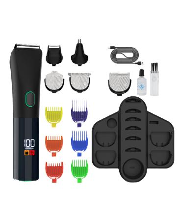 Beard trimmer for men beard shaver and hair clipper for men waterproof hair trimmer and shaver for face body and mustache