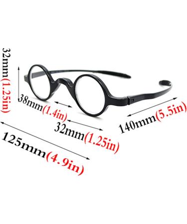 KDOQ Black Round Blue Light Filter Glasses - HD Anti Blue Light & Eye Strain Relief - Buy Online on GoSupps.com