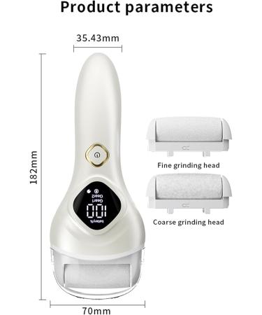 Electric Foot Grinder Foot File Electric Foot Scab Remover Electric Foot File Double Speed Adjustment - Buy Online on GoSupps.com