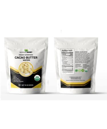Mayan s Secret Organic Cacao Butter Wafers 2lb - Raw, Unrefined & Non-Deodorized | Keto & Vegan-Friendly - Buy Online on GoSupps.com