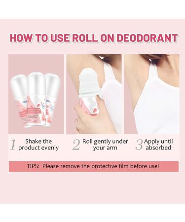 Natural Deodorant Roll On Rose & Vitamin C Ladies Deodorant Roll-On Effective Protection Soothing Refreshing Skin Barrier Repair Antiperspirant Women Anti Sweating Dew Deodorant Suitable For Women - Buy Online on GoSupps.com