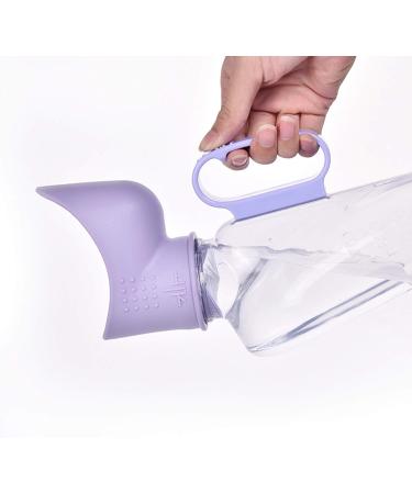 Men Urinal Portable Urinals for Men 1000ML Urinal Spill Proof Reusable Pee Male Urine Collector Patient Incontinence Camping Toilet Funnel Pot Convenient and Practical Urinal - Buy Online on GoSupps.com
