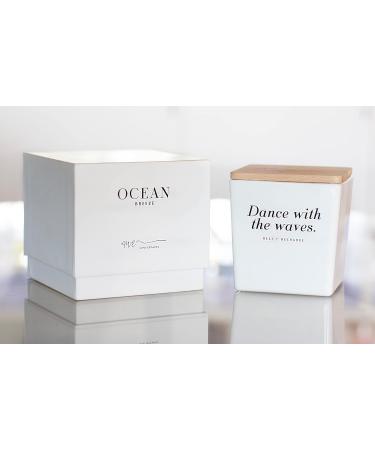 Ocean Scented Candle - 14 Oz Soy Wax with Inspirational Quote | Bergamot Cedarwood & Saffron - Perfect Valentine's Day Gift - Buy Online on GoSupps.com