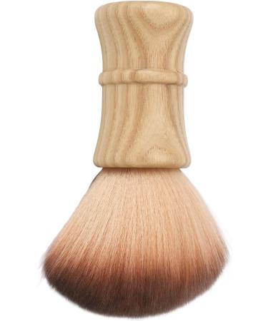 Hair Cutting Neck Dust Brush Home Salon Barber Nylon Hair Wooden Handle Face Neck Hair Dust Cleaning Brush - Buy Online on GoSupps.com