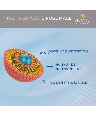 BIOCYTE Liposomal Magnesium - Stress and Fatigue Supplement - Magnesium Pantothenic Acid Taurine B Vitamins - 60 Capsules - 30 Day Program - Buy Online on GoSupps.com