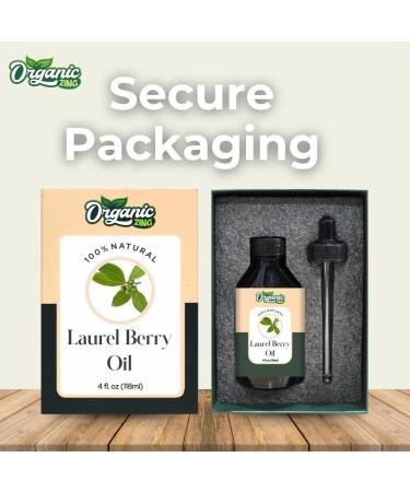 Organic Zing Laurel Berry Oil Cosmetic Grade (118 ml / 3.99 fl oz) - Botanical Oil for Skin Care Hair Blends Massage Oils & DIY Formulations - Buy Online on GoSupps.com