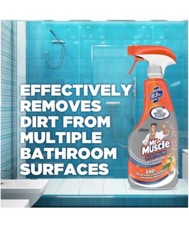 Mr Muscle Platinum Bathroom Trigger 500ml: Powerful Cleaning for a Sparkling Bathroom - Buy Online on GoSupps.com