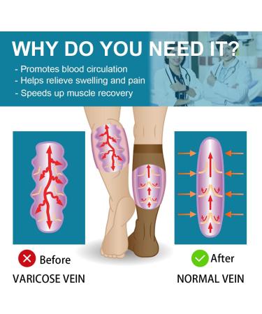 Shop Kuzimua 6 Pair Compression Stockings - Knee Socks for Men & Women | Sports Travel Pregnancy Medical Support - S-M Brown - Buy Online on GoSupps.com