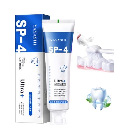 SP-6 Ultra Whitening SP 6 tooth paste Ultra Whitening Toothpaste SP-6 SP-6 Ultra Whitioting Probiotic Brightening Toothpaste probiotic brightening toothpaste SP-6 toothpaste (blue 1 piece)
