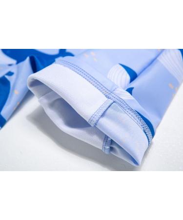 BONVERANO Baby Boys Swimsuit | Short-Sleeve One Piece Swimwear | UPF 50+ Sun Protection | 6-9 Months (Blue Whale) - Buy Online on GoSupps.com