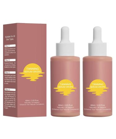 Face Tanning Drops, Bronzer Essence, Self Tanning Face Drops, Sunless Tanning Drops, Natural Self Tanning Serum, Self Tanning Drop For Face, Sunless Tanning Drops (2PC)