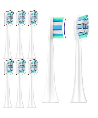 Replacement Toothbrush Head for Philips Sonicare:C3 C1 C2 4100 5100 6100 HX9023 G2-Electric Toothbrush Replacement Heads 8pack White-8pcs