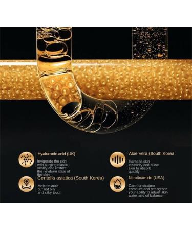 SENANA 24K Gold Skin Care Set - Moisturizing Face Cream & Essence Set for Pore Reduction, Oil Control - 9 Piece Kit - Buy Online on GoSupps.com