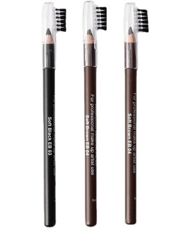 Milageto Eyebrow Pencil Makeup Pen Portable Waterproof Proffessionals Beginners Brow Pencil Makeup Brow Definer for Friends Girlfriend - Buy Online on GoSupps.com