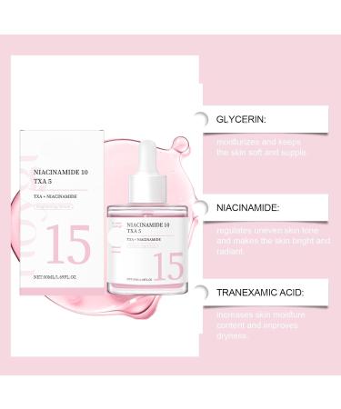 TS TAC-SKY Niacinamide Serum - Hydrating Oil-Balancing Brightening Pore-Minimizing For Facial Skin(2PCS) - Buy Online on GoSupps.com