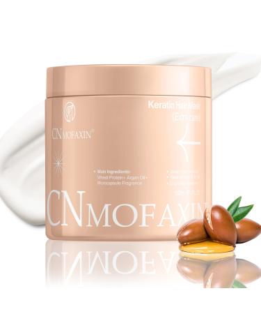 Keratin Hair Mask & Deep Conditioner Hydrating & Deep Conditioning Repair with Wheat Protein & Argan Oil for Dry Damaged or Color-Treated Hair Anti-Frizz Hair Treatment - 17.5 Oz.