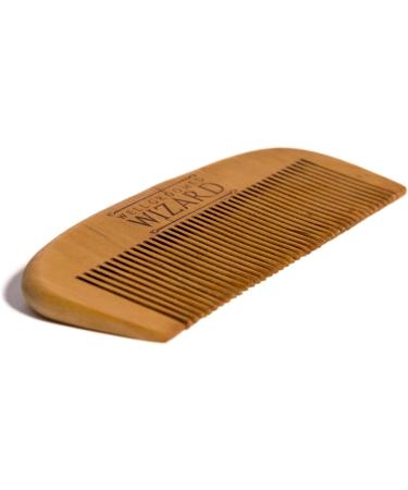 Wooden Beard and Hair Comb for Men - Well Groomed Wizard - Buy Online on GoSupps.com