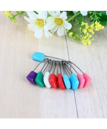 Serlium Safety Pins for Clothing - 10pcs Diaper Pins for Babies & Children Ideal for Dress & Cloth Diapers - Buy Online on GoSupps.com