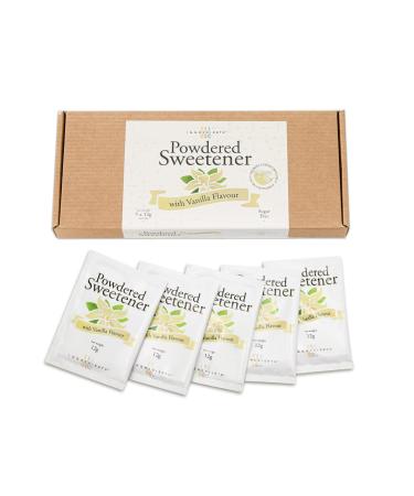 KETO Vanilla Sugar | Vanilla-Sugar Substitute | Sweetening Powder with Premium Vanilla Flavour | Box of 5x Sachets 60 g (Pack of 1)