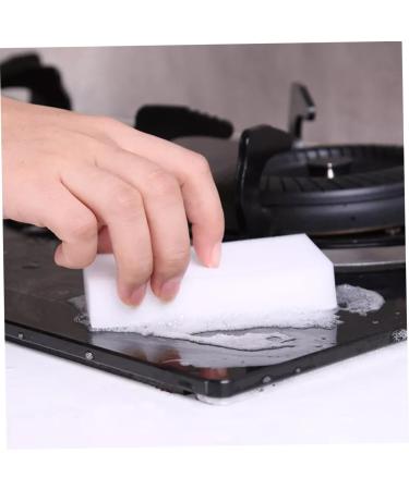 Eraser Sponge High Density Non Scratch Pads Household Melamine Foam Cleaner White 10x6x2cm 50PCS Scourers Sponges - Buy Online on GoSupps.com