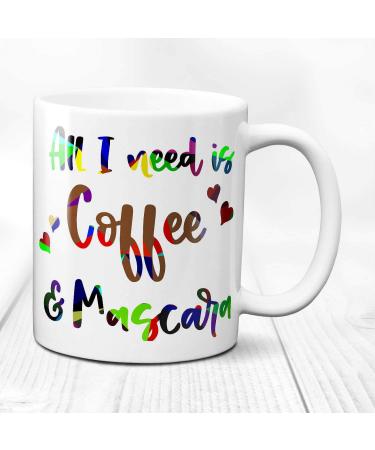 Mascara Coffee Mug/Mascara Mug/Makeup Artist Gift/Makeup Artist Mug/Mascara Coffee Gift/Mascara Gift