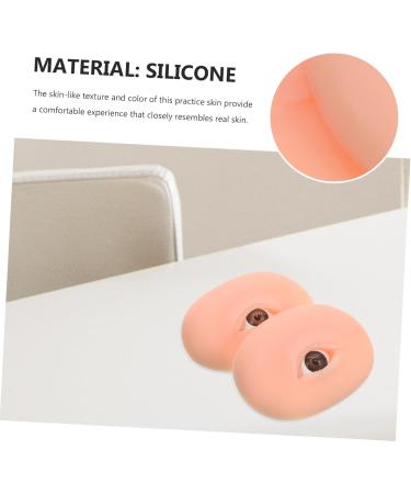 PAMINGONO 1 Pair fake eye makeup model silicone makeup skin eye model 7.70X5.50X2.00CM As Shown - Buy Online on GoSupps.com