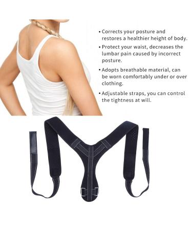Adjustable Shoulder Support Belt - Optimal Posture & Spinal Health | Orthopedic Brace for Back Alignment - Buy Online on GoSupps.com