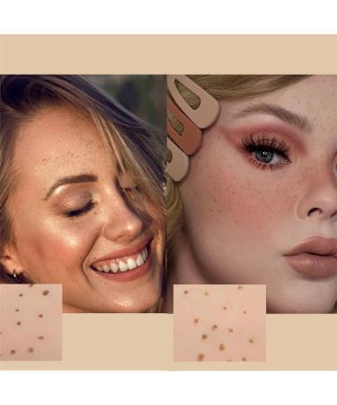  HADAVAKA 2PCS Faux Freckles Makeup Pens Natural- Looking Quick-Drying Freckle Makeup Pens Freckle Pen Can Be Used As Eyebrow Pencil Natural Like-Real Makeup For A Sun-Kissed Makeup (04#) - Buy Online on GoSupps.com