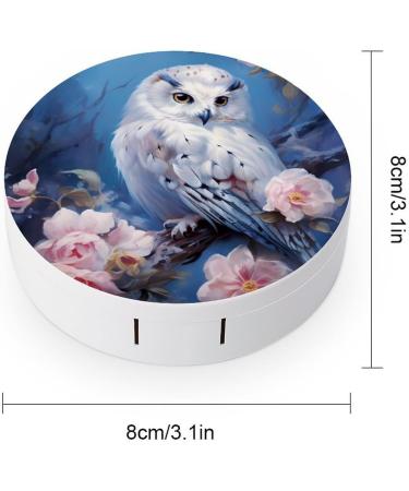 Owl Contact Lens Travel Kit | Cute Portable Contact Box with Mirror for Daily Outdoor Use - Shop Now - Buy Online on GoSupps.com