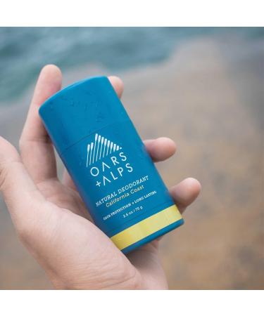 Oars + Alps Aluminum Free Deodorant for Men and Women Dermatologist Tested and Made with Clean Ingredients Vegan California Coast 2 Pack 2.6 Oz Each 2ct - California Coast 5.2 Ounce (Pack of 1) - Buy Online on GoSupps.com
