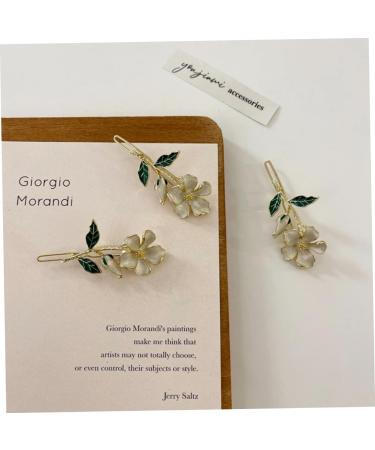 Beaupretty hairpin Vintage Hair Bobby snap barrettes Fashion Hair Accessories kids barrettes for hair infant hair clips Hair Side Clamps the flowers white alloy side clip the - Buy Online on GoSupps.com