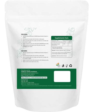 H&C Brahmi Powder (Bacopa Monnieri) - 227g | Rejuvenative for Brain & Nervous System - Buy Online on GoSupps.com