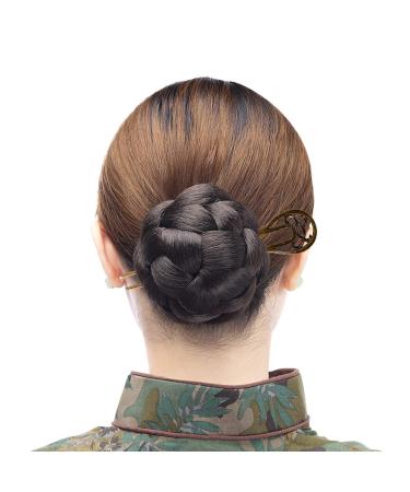 Bleiou 6 Pcs U Shape Hair Fork Alloy Hair Stick Metal Hair Pins - Stylish Hair Accessory Set - Buy Online on GoSupps.com