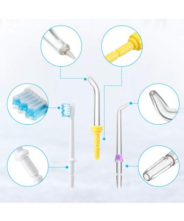 10 Replacement Tips for Waterpik Water Flosser WP-100 & More - Includes Classic Jet, Brush, and Pocket Tips - Buy Online on GoSupps.com